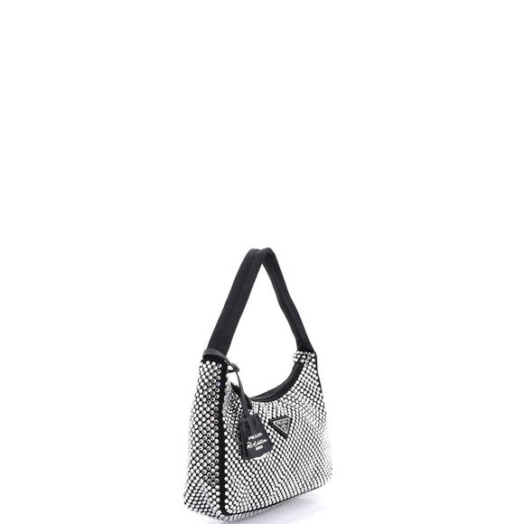 Prada Re-Edition Hobo Crystal #227170P20B - Picture 2 of 6